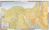 Abingdon Bible Land Map--The Exodus (Miscellaneous Print)