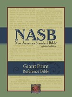 NASB Giant-Print Reference Bible (Leathertex)