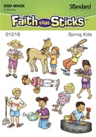 Spring Kids - Faith That Sticks Stickers (Stickers)