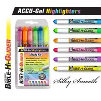 Bible Hi-Glider 6Pk Yellow/Blue/Violet/Green/Pink/Orange