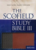 NKJV Scofield Study Bible III, Brown/Tan (Bonded Leather)