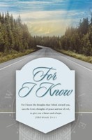 For I Know Bulletin (Pack of 100) (Bulletin)
