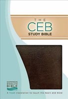 CEB Study Bible, Brown Bonded Leather