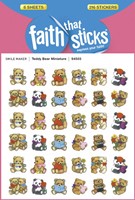 Teddy Bear Miniature - Faith That Sticks Stickers (Stickers)