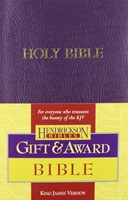 KJV Gift & Award Bible, Royal Purple (Imitation Leather)