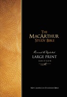 NASB Macarthur Study Bible Large Print Indexed (Hard Cover)