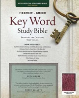 NASB Hebrew-Greek Key Word Study Bible GL Burgundy (Leather Binding)