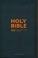 NIV Pocket Charcoal Soft-Tone Bible With Zip
