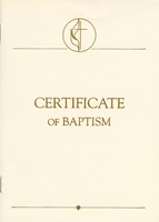 United Methodist Covenant I Youth & Adult Baptism Certificat (Miscellaneous Print)