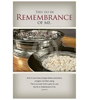 Do This In Remembrance Of Me Bulletin (Pack of 100) (Bulletin)