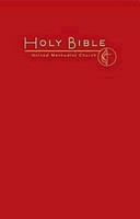 CEB Common English Pew Bible Dark Red UMC Emblem (Hard Cover)