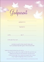 Godparent Certificate (Pack of 10) (Certificate)