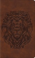 ESV Thinline Bible, Trutone, Royal Lion (Imitation Leather)