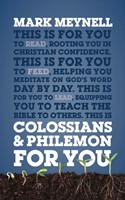 Colossians And Philemon For You (Paperback)