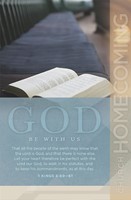 The Lord Our God Be With Us Bulletin (Pack of 100) (Bulletin)