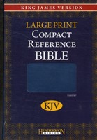 KJV Large Print Compact Reference Bible, Blue (Flexisoft)