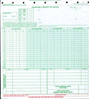 Quarterly Report of Giving (Pkg of 100) (Miscellaneous Print)