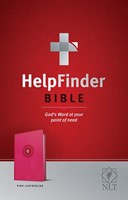 NLT HelpFinder Bible, Pink (Imitation Leather)