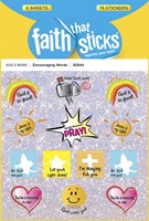 Encouraging Words - Faith That Sticks Stickers (Stickers)