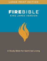 KJV Fire Bible, Large Print (Hard Cover)