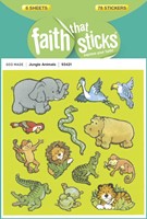 Jungle Animals - Faith That Sticks Stickers (Stickers)