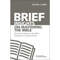Brief Insights On Mastering The Bible (Paperback)