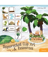VBS Shipwrecked Clip Art And Resources CD (CD-Audio)