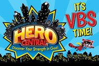 2017 VBS Hero Central Invitation Postcards (Pack of 24) (Postcard)