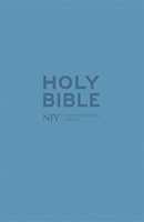 NIV Pocket Cyan Soft-Tone Bible With Zip (Flexiback)