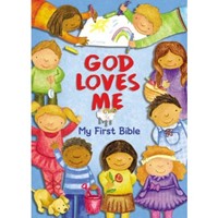 God Loves Me, My First Bible (Board Book)