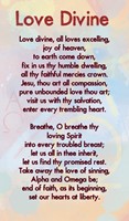 Love Divine Hymn Card (Miscellaneous Print)