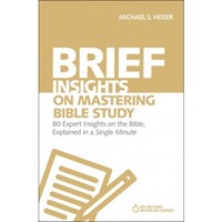 Brief Insights On Mastering Bible Study (Paperback)