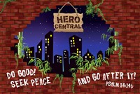 Vacation Bible School 2017 VBS Hero Central Decorating Mural (Poster)