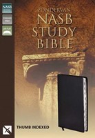 NASB Zondervan Study Bible, Indexed (Bonded Leather)