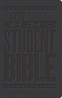 CEB Student Bible Black Decotone (Leather Binding)