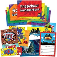 VBS Hero Central Activity Center Signs & Publicity Pack (Pack)