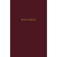 KJV Gift And Award Bible, Burgundy, Red Letter Ed. (Imitation Leather)