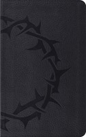 ESV Thinline Bible (Trutone, Charcoal, Crown Design) (Paperback)