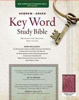 NASB Hebrew-Greek Key Word Study Bible BL Burgundy Indexed