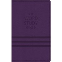 KJV Word Study Bible, Imitation Leather, Purple, Indexed (Imitation Leather)