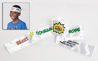 VBS Hero Central Colorize-Your-Own Tie-On Headbands (Miscellaneous Print)