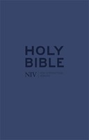 NIV Tiny Navy Soft-Tone Bible With Zip (Flexiback)