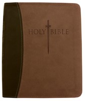 KJV Sword Study Bible/Giant Print-Dark Brown/Light Brown