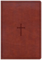 CSB Super Giant Print Reference Bible, Brown Leathertouch (Imitation Leather)