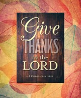 Give Thanks to the Lord Thanksgiving Bulletin, Large (Pkg of (Bulletin)