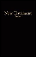 KJV Economy New Testament With Psalms, Black (Imitation Leather)