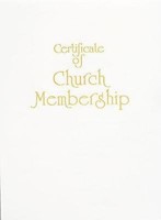 Contemporary Steel-Engraved Church Membership Certificate (P (Miscellaneous Print)