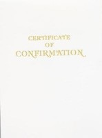Contemporary Steel-Engraved Confirmation Certificate (Pkg of (Miscellaneous Print)