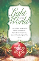 Light Of The World Bulletin (Pack of 100) (Bulletin)