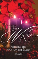 The Way Advent Candle Sunday 2 Bulletin (Pkg of 50) (Loose-leaf)